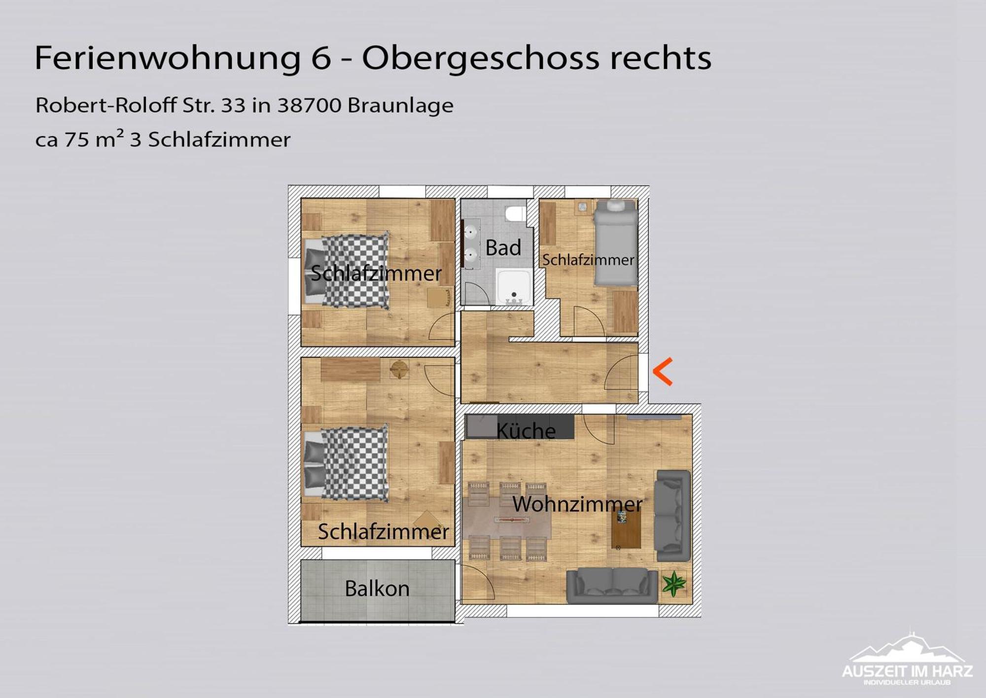 Auszeit Im Harz Haus 3 Wohnung 6 Braunlage Exteriör bild